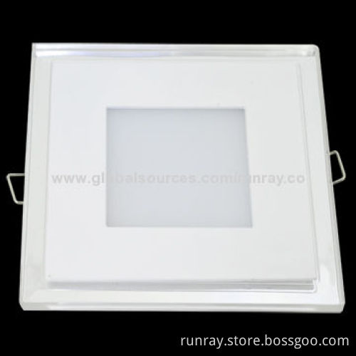 Dimmable LED Panel Light with 7W Power, 80-110lm/W, 85-265V AC or 12V DC, Easy Installation, CE Mark